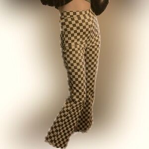 Verge Girl VRG GIRL checker pants NWT